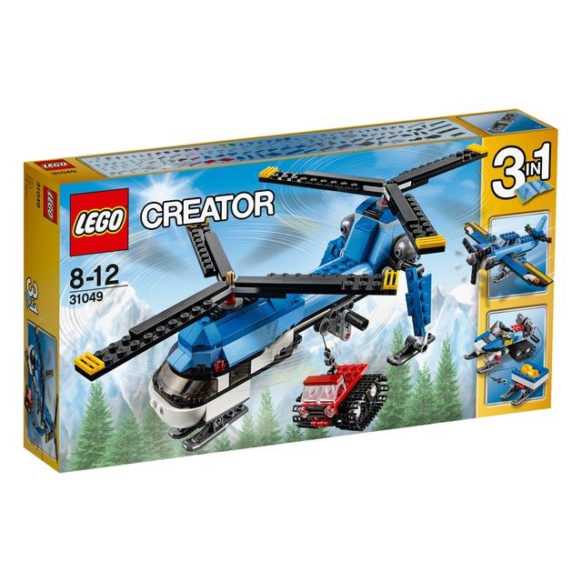 Lego - L'hélicoptère à double rotor - 31049 Lego  - Briques Lego