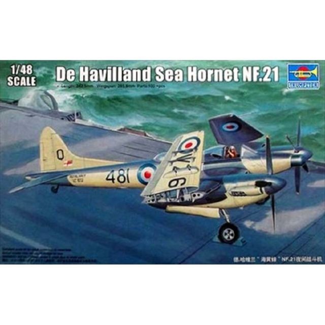 Trumpeter - Maquette Avion De Havilland Sea Hornet Nf.21 Trumpeter  - Avions Trumpeter