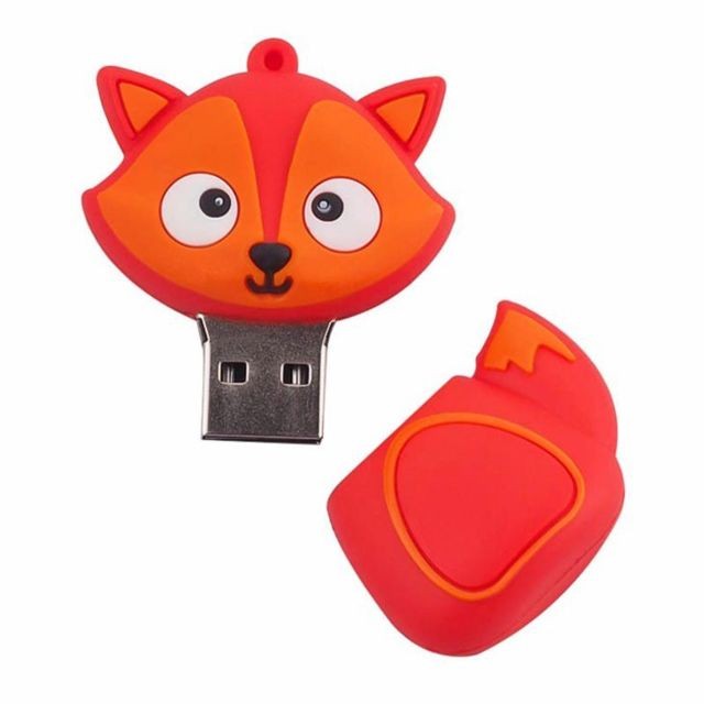 marque generique - 16Go USB 2.0 Clé USB Clef Mémoire Flash Data Stockage Renard Fox - Clés USB 16