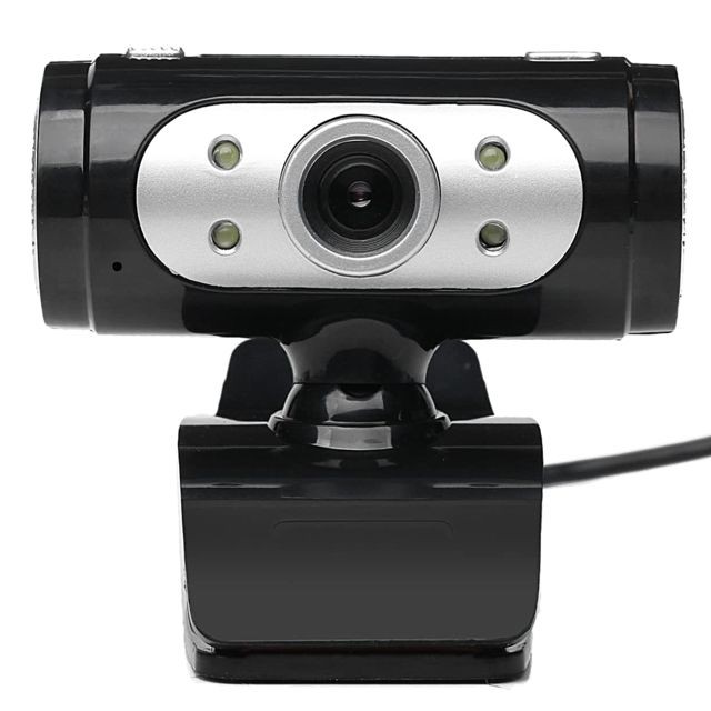 marque generique - USB2.0 Computer PC Webcam Camera With Microphone Mic Silver - Webcam