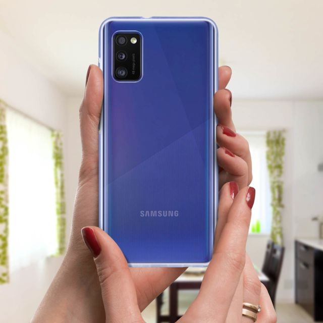 Coque, étui smartphone Coque Samsung Galaxy A41 Protection Arrière Rigide + Avant Souple - Transparent