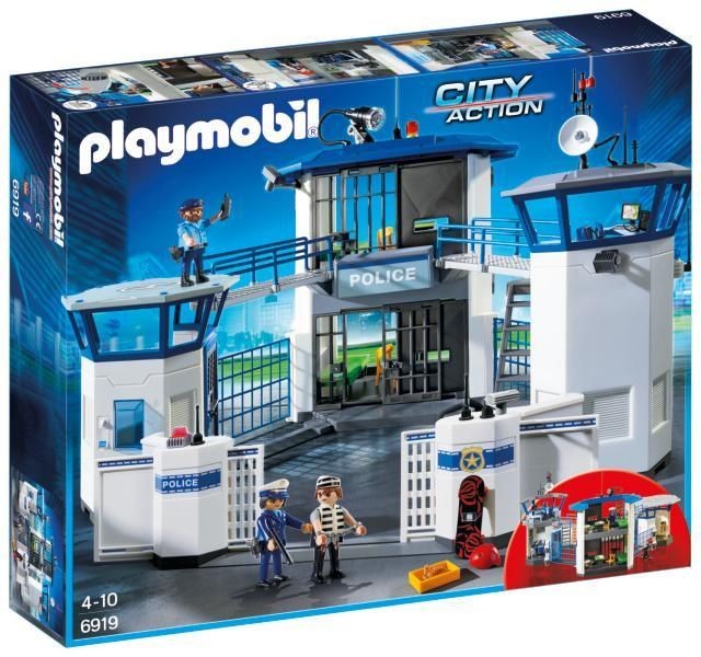 Playmobil - Commissariat de police avec prison - 6919 - Jeux de construction