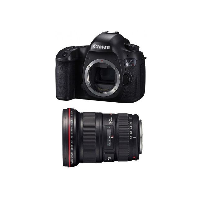 Canon - CANON EOS 5DSR + EF 16-35mm F2.8L III USM - Reflex Numérique
