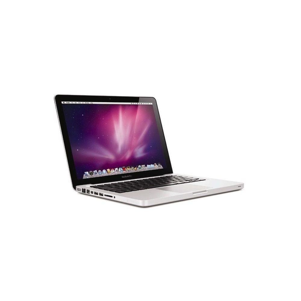 MacBook Pro - Autonomie de 7h00 - Poids 2,06 kg - Intel Core i5 2,5 Ghz - RAM 4 Go - HDD 500 Go - Mac OS X 10.8 Mountain Lion     Des processeurs haut de gamme. Le modèle 13 pouces accélère également les choses avec le processeur Intel Core i5 à 2,5 GHz ou l'i7 à 2,9 GHz, le processeur bicœur mobile le plus rapide du marché. Avec une vitesse poussée par Turbo Boost jusqu'à 3,6 GHz, ces processeurs propulsent tout ce que vous faites à vitesse grand V.Les tout derniers processeurs graphiques.Le nouveau processeur graphique Intel HD 4000 intégré offre des performances jusqu'à 60 % supérieures. Cette puissance accrue vous garantit une expérience plus fluide. Il reste par ailleurs très économe en énergie pour vous offrir une autonomie optimale lorsque vous êtes en déplacement.La plus rapide et la plus polyvalente des technologies E/S sur un ordinateur portable.Imaginez pouvoir accéder à plusieurs flux de vidéo HD non compressée ? à partir de votre MacBook Pro ?, à des vitesses permettant de monter un long métrage HD en temps réel. Avec la technologie Thunderbolt qui vous permet de brancher les périphériques hautes performances nécessaires, c'est possible. Ultra-rapide et ultra-flexible, le pipeline Thunderbolt est jusqu'à 12 fois plus rapide que le FireWire 800 et offre des capacités d'extension sans précédent.Caméra FaceTime HD. Toute votre affection en haute définition.Faites plus de place à vos amis, grâce à une image vidéo HD panoramique parfaitement nette. L'image est si limpide que vous aurez presque l'impression d'être dans la même pièce. Vous pourrez passer des appels en HD 720p de votre MacBook Pro vers tout autre Mac équipé d'une caméra FaceTime HD. Vous pourrez aussi dialoguer en vidéo avec les personnes ayant un iPad, un iPhone 4, un iPhone 4S, un iPod touch ou un ordinateur Mac Intel.Trackpad Multi-Touch. Vos mains ont des pouvoirs.Le trackpad Multi-Touch est le moyen le plus naturel d'agir sur ce qui est à l'écran, et sa surface de verre lisse vous offre plein d'espace pour vos mains. Écartez les doigts ou pincez pour faire un zoom avant ou arrière, balayez pour faire défiler vos photos, d'une rotation, ajustez une image et faites bien plus encore. Sa conception sans bouton permet de cliquer n'importe où. Et si vous venez d'un monde où le clic droit règne en maître, vous pourrez même effectuer ce geste avec deux doigts ou configurer une zone de clic droit sur le trackpad. Plus vous utiliserez le trackpad Multi-Touch, plus vous vous demanderez comment vous avez pu vous en passer.Batterie longue durée. Rechargez moins. Faites?en plus.Le nouveau MacBook Pro dispose d'une autonomie étonnante. Il n'a pourtant jamais intégré de processeurs aussi puissants et de graphismes aussi rapides. L'architecture de processeur éco-énergétique avec encodeur vidéo intégré, associée au basculement automatique entre processeurs graphiques sur le modèle 15 pouces, contribue à améliorer l'autonomie de la batterie, pour vous garantir jusqu'à 7 heures d'activité sur une même charge4.Développez votre réseau.Le MacBook Pro trouve automatiquement les réseaux disponibles et vous permet de vous y connecter en un clic. Et la dernière technologie sans fil 802.11n à trois flux vous offre les meilleures performances possible, avec la portée la plus élevée5. La technologie sans fil Bluetooth est également intégrée. Vous pourrez donc utiliser d'emblée vos accessoires sans fil préférés.Des ports vers d'infinies possibilités.Avec le port Thunderbolt, branchez en série jusqu'à six appareils, y compris un écran Apple Thunderbolt Display et des périphériques Mini DisplayPort, afin de créer une station de travail digne de ce nom. Et grâce à la prise en charge de la vidéo et de l'audio à huit canaux, vous pouvez connecter des périphériques HDMI, comme vos téléviseur et système stéréo, à l'aide d'un simple adaptateur HDMI (vendu séparément). Les adaptateurs VGA, DVI et DisplayPort actuels sont également pris en charge.Les deux nouveaux ports USB 3 vous permettent d'accéder à un pipeline qui est jusqu'à 10 fois plus rapide que l'USB 2. Et vous pouvez toujours y brancher vos appareils USB 2. Si vous avez des appareils utilisant le FireWire 800, vous avez également un port à votre disposition. Enfin, un lecteur de carte SDXC qui prend en charge les cartes jusqu'à 64 Go vous permet de transférer des photos depuis et vers votre MacBook Pro pour que vous puissiez les retoucher et les partager sans attendre. 13 - Autonomie de 7h00 - Poids 2,06 kg - Intel Core i5 2,5 Ghz - RAM 4 Go - HDD 500 Go - Mac OS X 10.8 Mountain Lion