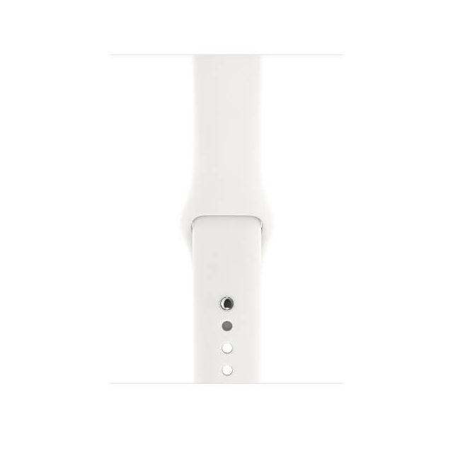 Apple Apple Watch Series 3 GPS Argent avec bracelet blanc 38 mm MTEY2QL/A
