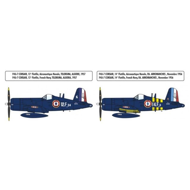 Heller - Maquette avion : Corsair F 4U-7 Heller  - Avions