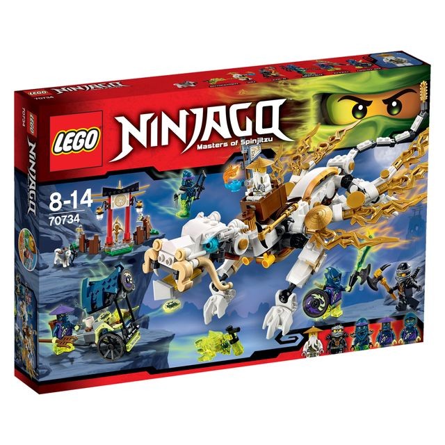 Briques Lego Lego NINJAGO - Le dragon de Maître Wu - 70734