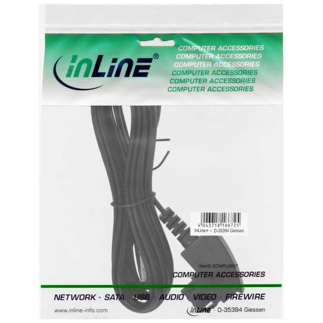 Accessoires Téléphone Fixe Câble InLine® TAE-F allemand vers RJ45 8P2C, 10 m