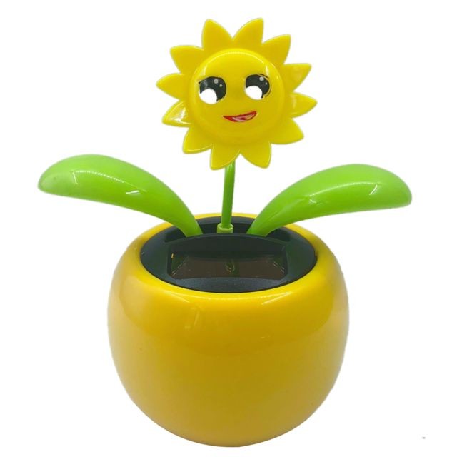 Objets déco marque generique solaire flip flap danse fleur jouet pour voiture home decor tournesol 2