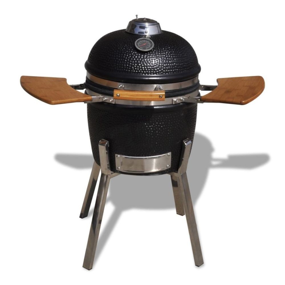 Vidaxl Barbecue à charbon Kamado Céramique 81 cm | Noir