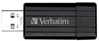 Verbatim - VERBATIM - Pinstripe USB Noir - 16 Go - Clés USB Verbatim