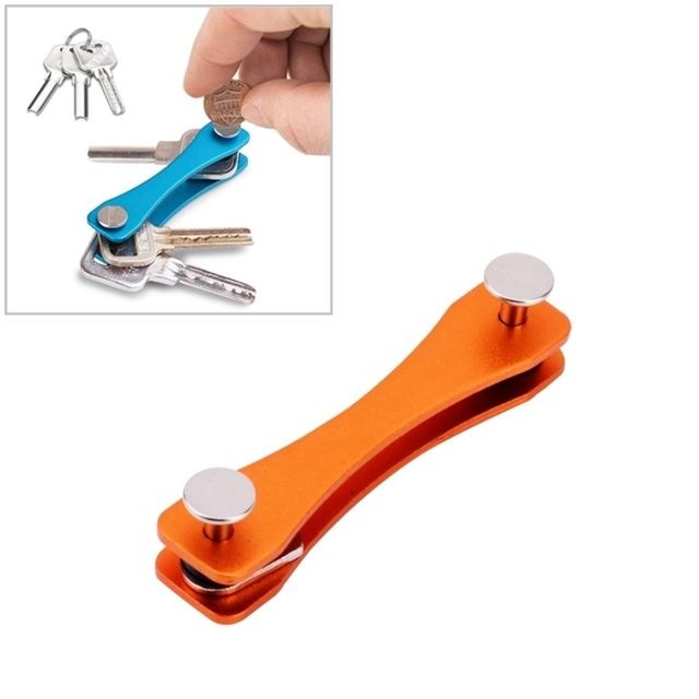 Wewoo - Clip de rangement pour clé métallique portable orange - Petit rangement Orange