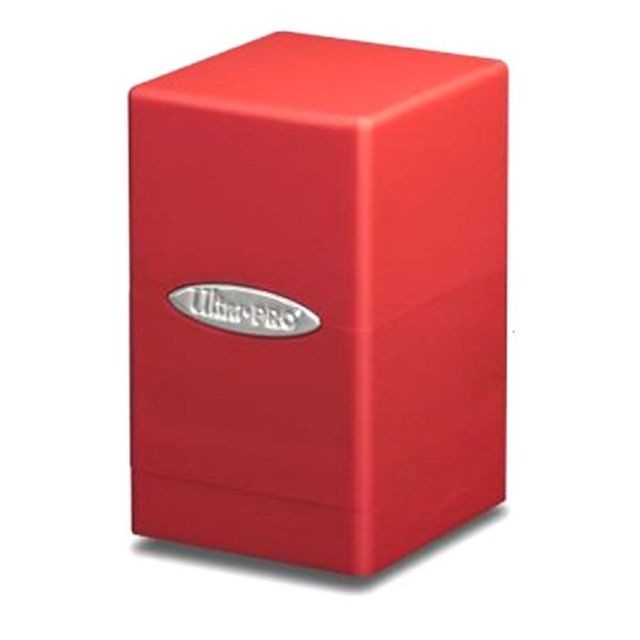 Ultra Pro - Ultra Pro - 330574 - Jeu De Cartes - Deckbox - Satin Tower - Rouge - C6 Ultra Pro  - Jeux d'adresse