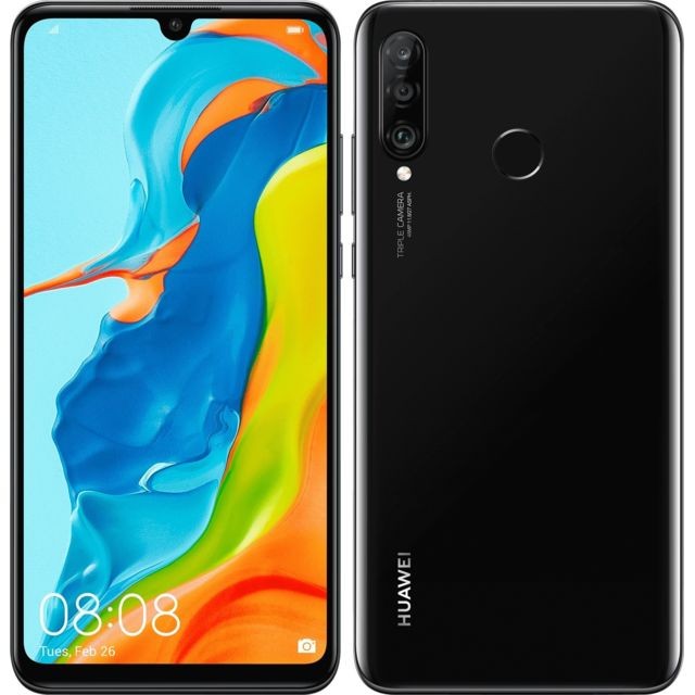 Smartphone Android Huawei P30 Lite - 4 / 128 Go - Noir