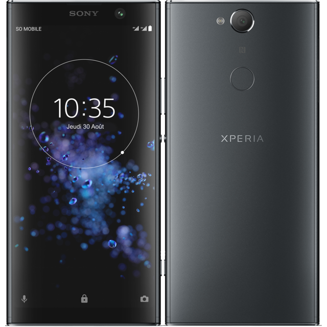 Sony -Xperia XA2 Plus - Noir Sony  - Smartphone Android Full hd