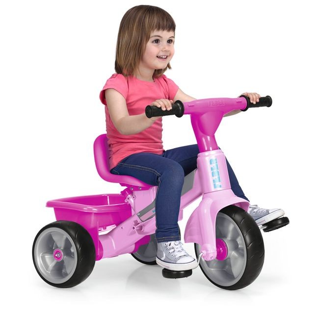 Chevaux à bascule, porteurs Feber Trike Baby plus Music Pink - 800010210