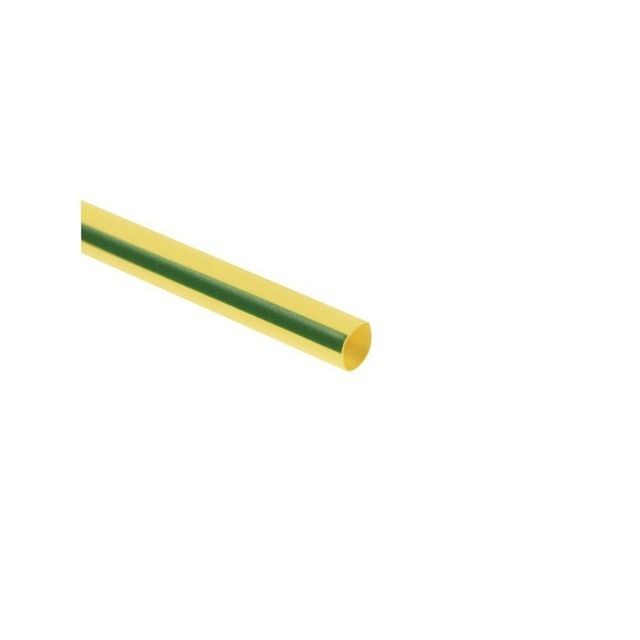 Perel - Gaine thermorétractable 2:1 - 4.8mm - vert/jaune - 50 pcs. Perel  - Perel