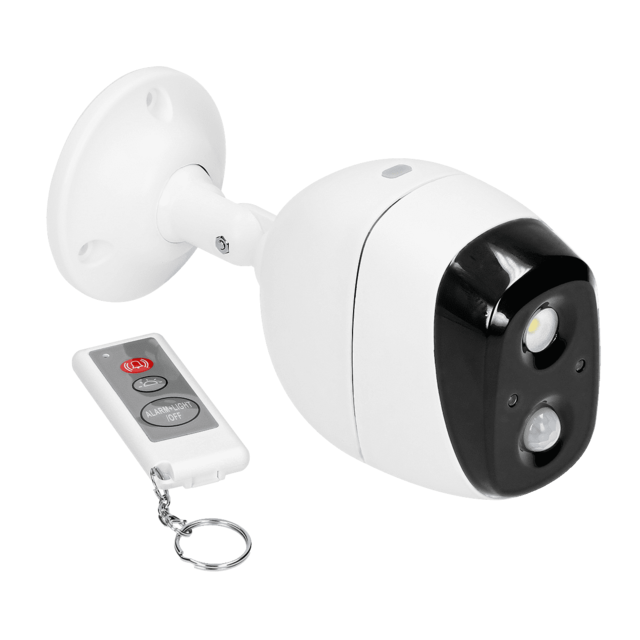 Orno - Mini alarme sans fil avec détecteur de mouvement PIR, sirène et télécommande - ORNO - Détecteur connecté