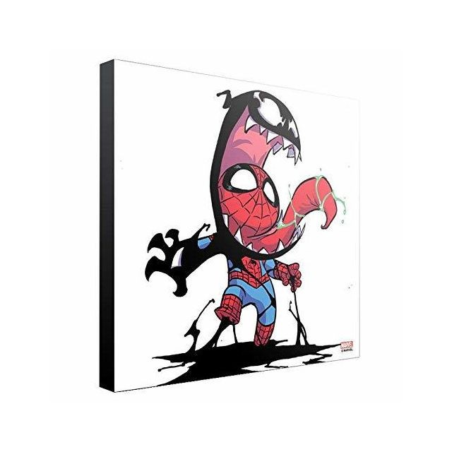 Semic - Semic Marvel Wooden Wall Art Venom by Skottie Young 30 x 30 cm Posters - Marvel Maison