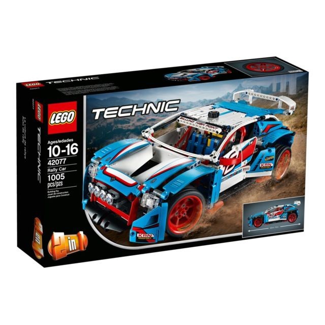 Lego - LEGO® Technic - La voiture de rallye - 42077 - Jeux de construction