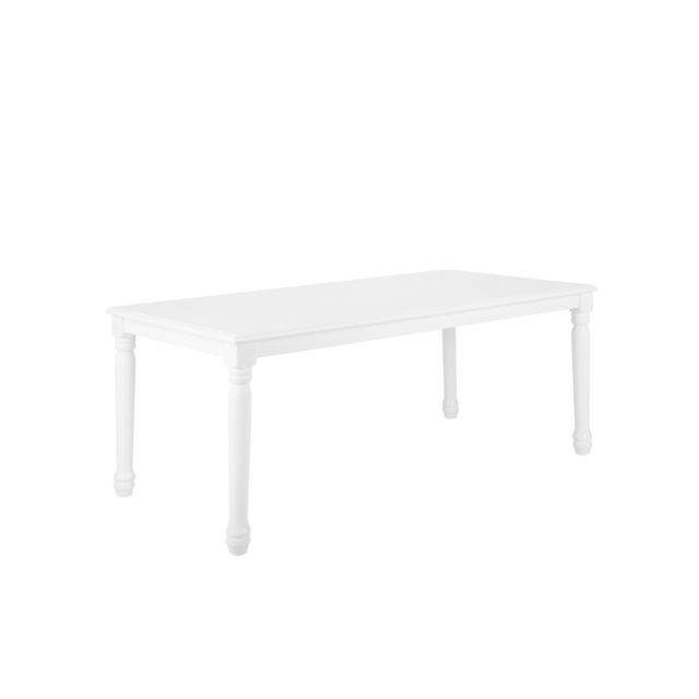 Beliani - Table blanche 180 x 90 cm CARY Beliani  - Tables à manger Oui