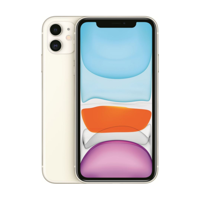 Apple - iPhone 11 - 64 Go - Blanc - Sans chargeur - iPhone 11