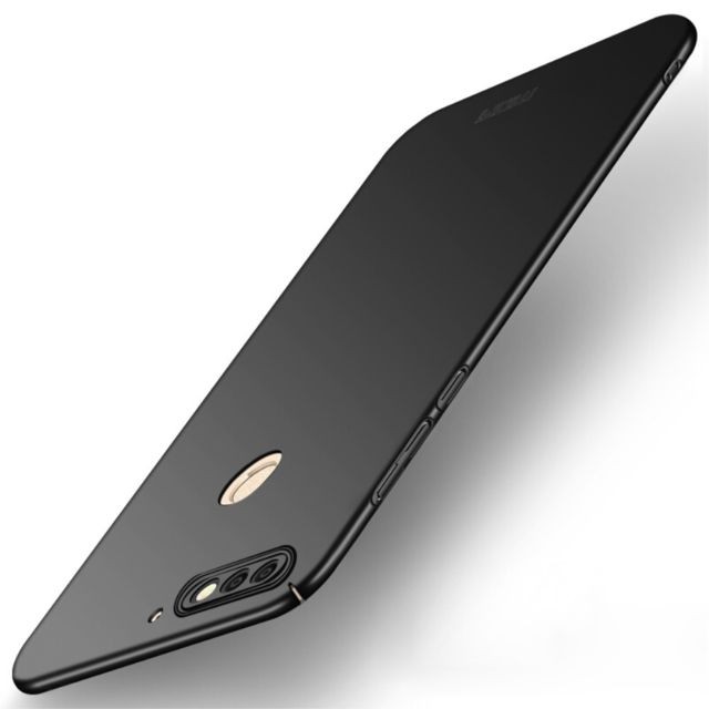 marque generique - Coque slim noir et dur bouclier givré pour Huawei Honor 7C marque generique  - marque generique