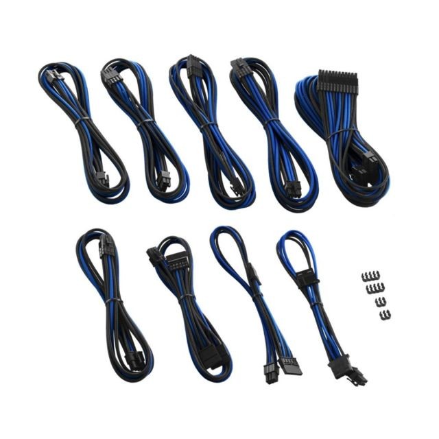 Cablemod - PRO ModMesh C-Series RMi & RMx Cable Kit - Noir / Bleu - Cablemod