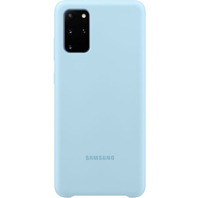 Samsung - Coque Silicone pour Galaxy S20+ Bleu Samsung  - Coque, étui smartphone Samsung