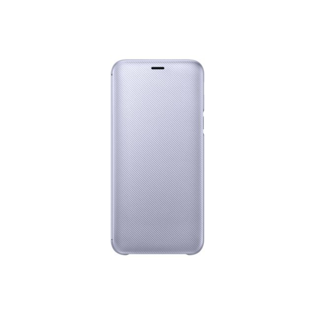 Samsung - Flip Wallet Galaxy J6 - Lavande - Coque, étui smartphone Polyuréthane