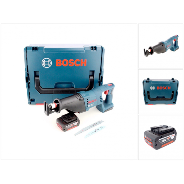 Bosch - Bosch GSA 18 V-LI Professional 18 V Scie sabre sans fil avec boîtier L-Boxx + 1x Batterie GBA 5,0 Ah Li-lon - sans Chargeur - Bosch professional