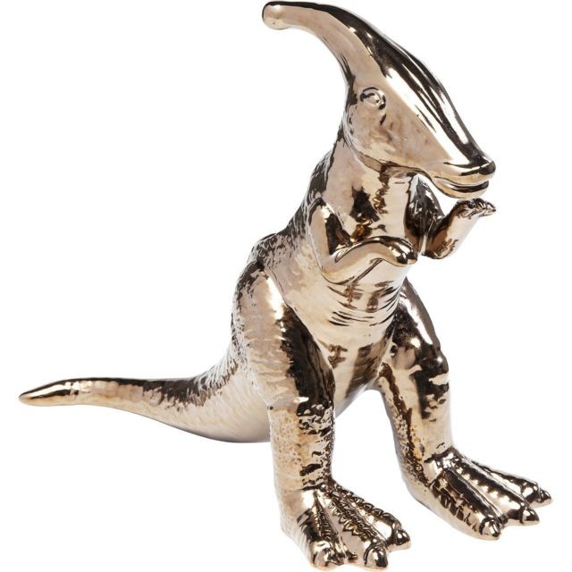 Objets déco Déco Dino Parasaurolophus or rose 33cm Kare Design