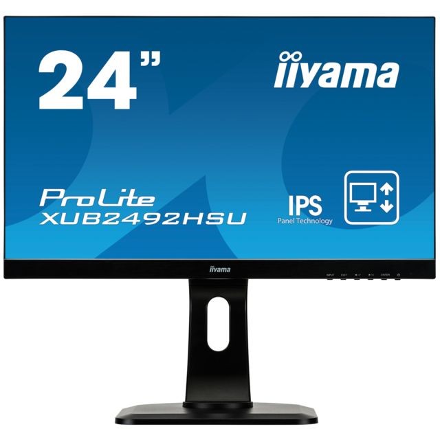 Iiyama - 24"" LED XUB2492HSU-B1 - Moniteur PC Multimédia