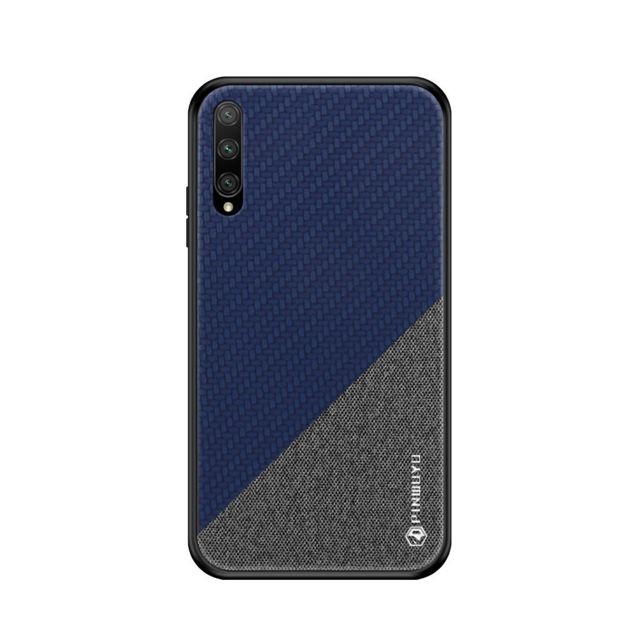 marque generique - Coque en TPU + PU hybride bleu pour votre Huawei Honor 9X/9X Pro marque generique  - Accessoire Smartphone