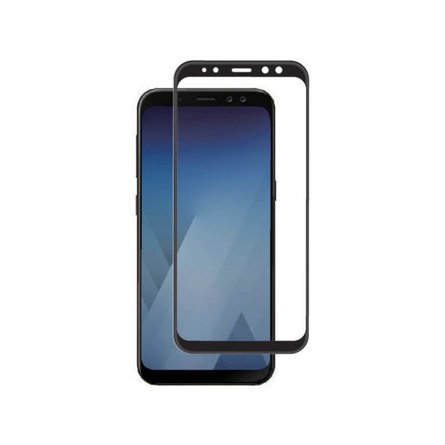 Protection écran tablette Muvit Tiger Glass Verre Trempe Incurve + Applicateur Samsung Galaxy A8 2018