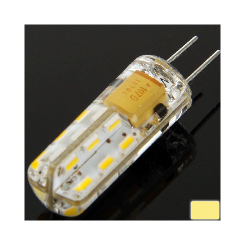 Wewoo - LED Voiture blanc G4 1.5W Chaude Ampoule de Signal de 24