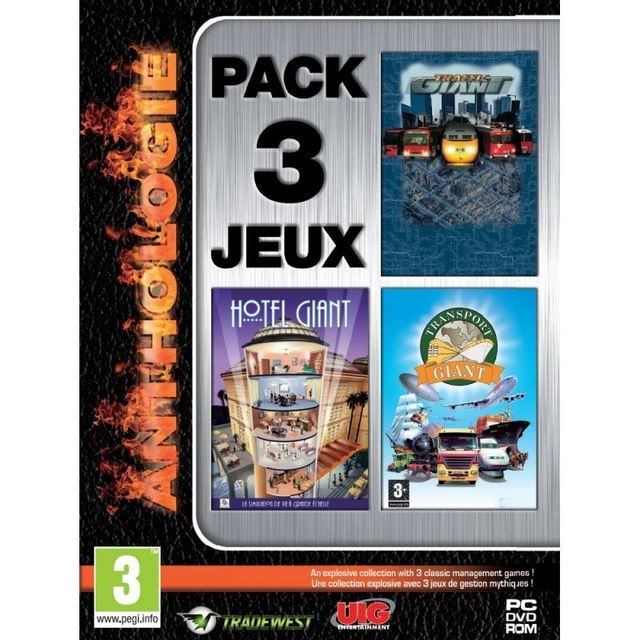 Jeux PC Tradewest Giant Anthologie (PC) - Pack de 3 Jeux