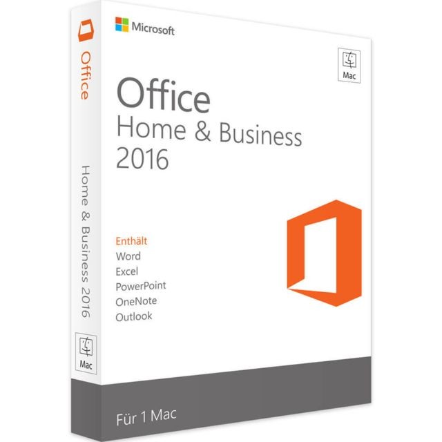 Microsoft - Microsoft Office Famille et Petite Entreprise 2016 pour Mac - en téléchargement - Logiciels