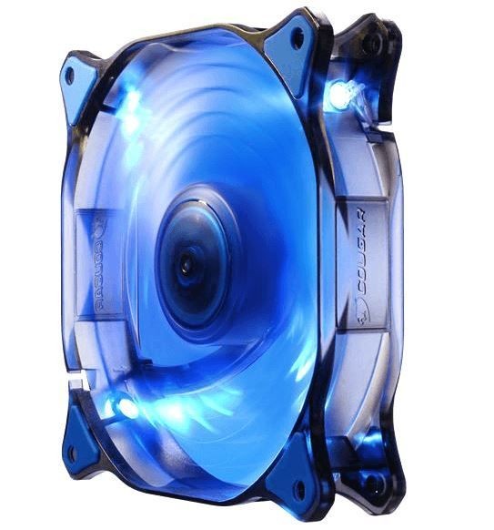 Ventilateur Pour Boîtier Ventilateur LED - D12HB-B, LED bleues - 120mm