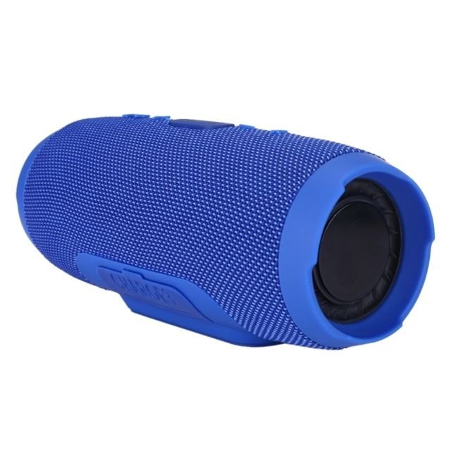 Enceintes Hifi Enceinte Bluetooth étanche bleu Haut-Parleur Stéréo Imperméable à l'Eau, avec Micro Intégré, Appels Mains Libres et Carte TF & AUX IN & Power Bank, Distance Bluetooth: 10m