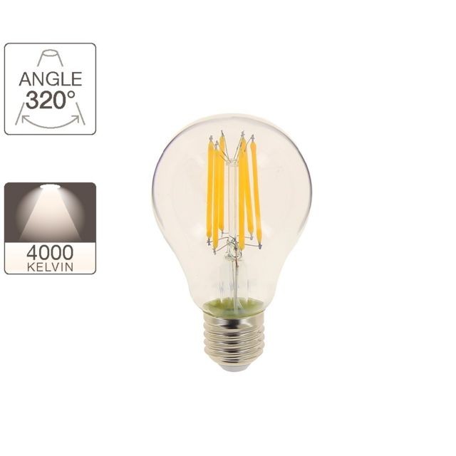 But - Ampoule éclairante LED 10,6W équiv 100W 1521lm E27 Transparent But  - Ampoules