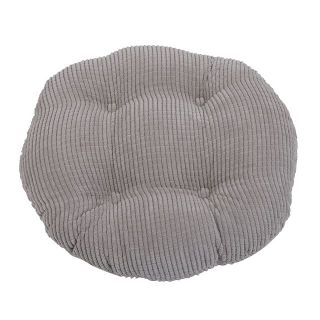 marque generique - Épaississez le tapis de tatami d'oreiller de plancher rond pour la chaise de sofa s'assoir 30cm orange - Literie Orange