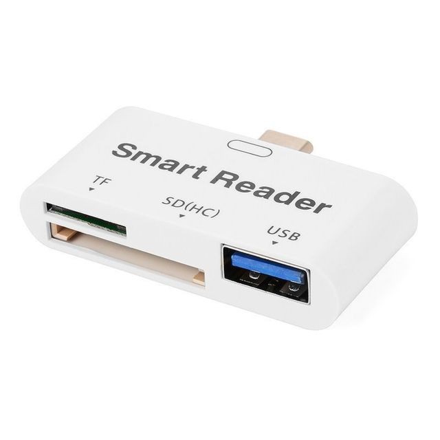 Generic - USB-C USB Type C USB Femelle Lecteur de Carte SD TF Micro SD Adaptateur OTG - Lecteur carte mémoire