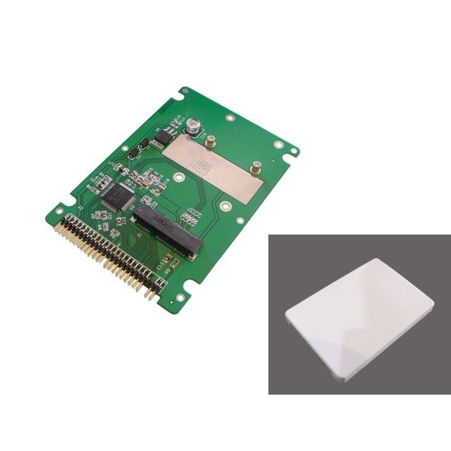 Kalea-Informatique - Boitier adaptateur mSATA vers IDE 44 (IDE 2.5"""") Pour SSD mini PCIe de type mSATA Pour SSD mini PCIe de type mSATA - Kalea-Informatique
