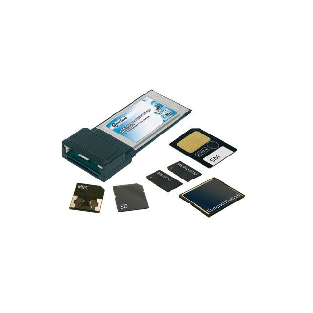 Cabling CABLING  Lecteur carte mémoires pc card - Compact Flash/SM/SD/MMC/Memory Stick/Memory Stick Pro