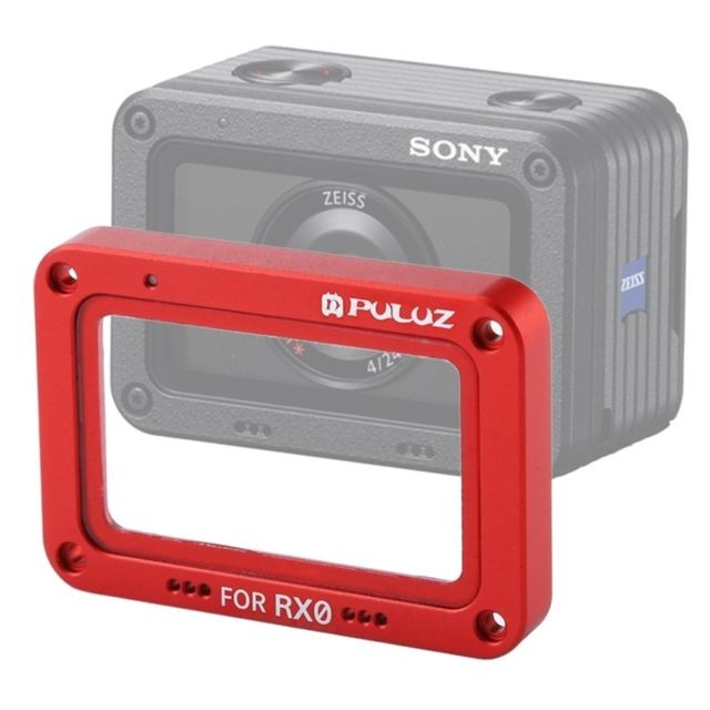 Wewoo - Pour Sony RX0 Alliage d'aluminium rouge flamme + verre trempé protecteur d'objectif avec vis et tournevis Wewoo  - Caméras