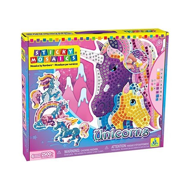 The Orb Factory - The Orb Factory Sticky Mosaics Unicorns The Orb Factory  - Jeux artistiques The Orb Factory