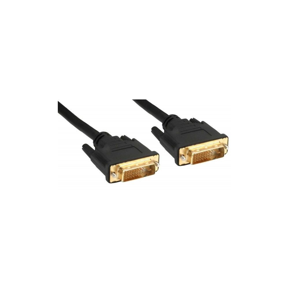 Alpexe InLine® DVI-D de la prime de câble de connexion, numérique 24 + 1 mâle / mâle, dual link, 1m