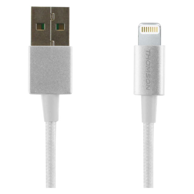 Alpexe - Câble USB/Lightning argenté Thomson Alpexe  - Câble Lightning