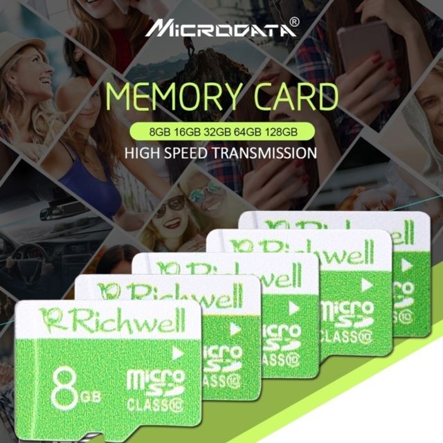 Wewoo Carte Micro SD mémoire SD (TF) 8 Go haute vitesse de classe 11